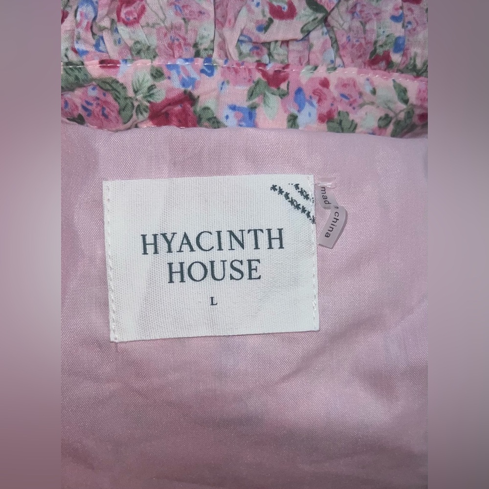 Women's Pink Floral Button-Front Midi Dress - Picture 9 of 11